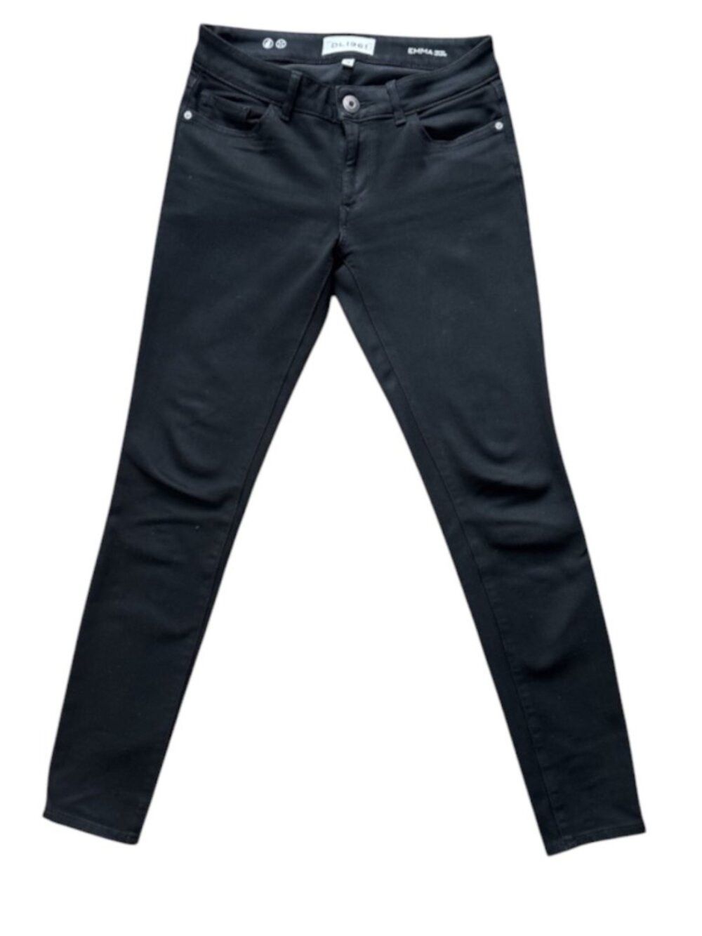 DL1961 Emma Power Legging Size 26, Flatiron (Black)